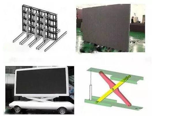 恒彩光電LED顯示屏站立式安裝方式